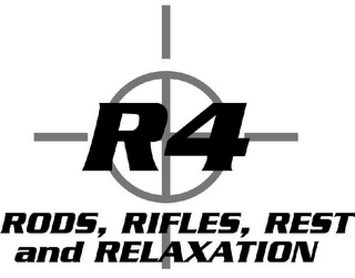 R4 RODS, RIFLES, REST AND RELAXATION logo