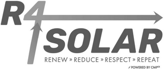 R4 SOLAR RENEW REDUCE RESPECT REPEAT POWERED BY CMPCS logo