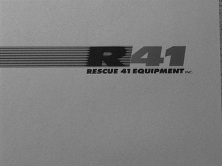 R41 RESCUE 41 EQUIPMENT INC. logo