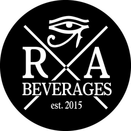 RA BEVERAGES X EST 2015 logo