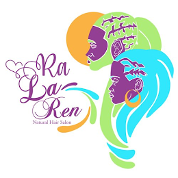 RA LA REN NATURAL HAIR SALON logo