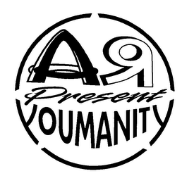 RA PRESENT YOUMANITY logo