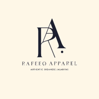 RA RAFEEQ APPAREL AUTHENTIC SUDANESE JALABIYAS logo