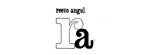 RA REEVE ANGEL. logo