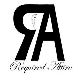 RA REQUIRED ATTIRE logo