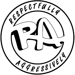RA RESPECTFULLY AGGRESSIVELY logo