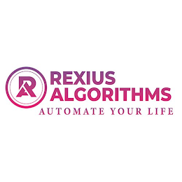 RA REXIUS ALGORITHMS AUTOMATE YOUR LIFE logo
