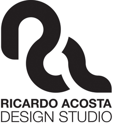 RA RICARDO ACOSTA DESIGN STUDIO logo