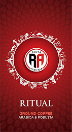 RA ROYAL ARMENIA RITUAL GROUND COFFEE ARABICA & ROBUSTA logo
