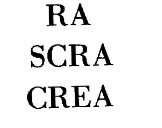 RA SCRA CREA logo