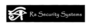 RA SECURITY SYSTEMS logo