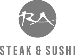 RA STEAK & SUSHI logo