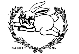 RABBIT RICE BRAND logo