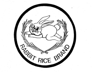 RABBIT RICE BRAND logo