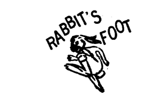 RABBIT'S FOOT logo