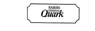 RABER'S ORIGINAL QUARK logo