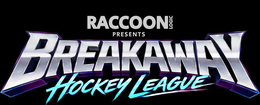 RACCOON LOGIC PRESENTS BREAKAWAY HOCKEY LEAGUE logo