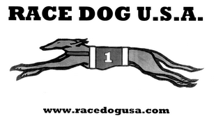 RACE DOG U.S.A. 1 WWW.RACEDOGUSA.COM logo