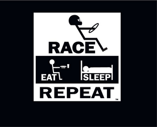 RACE EAT SLEEP REPEAT logo