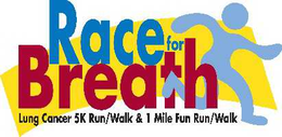 RACE FOR BREATH LUNG CANCER 5K RUN/WALK & 1 MILE FUN RUN/WALK logo