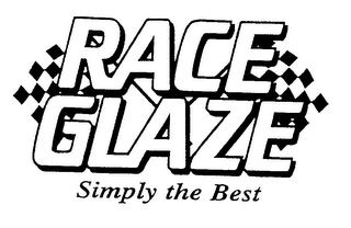 RACE GLAZE SIMPLY THE BEST logo