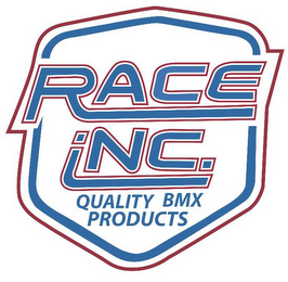 RACE INC. QUALITY BMX PRODUCTS logo