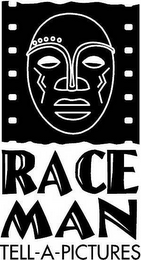 RACE MAN TELL-A-PICTURES logo