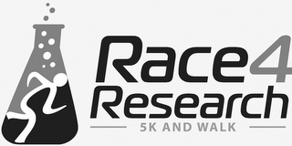 RACE4 RESEARCH 5K AND WALK logo