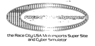 RACECITYWEBPAGES THE RACE CITY USA MOTORSPORTS SUPER SITE AND CYBER SIMULATOR logo