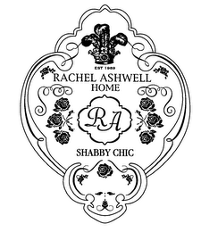 RACHEL ASHWELL HOME RA SHABBY CHIC EST. 1989 logo