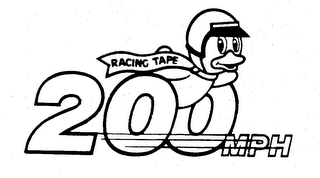 RACING TAPE 200 MPH logo