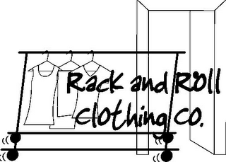RACK AND ROLL CLOTHING CO. logo
