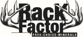RACK FACTOR FREE CHOICE MINERALS logo