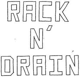 RACK N' DRAIN logo