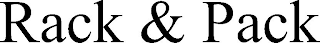 RACK & PACK logo
