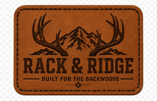RACK & RIDGE BUILT FOR THE BACKWOODS logo