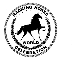 RACKING HORSE WORLD CELEBRATION logo