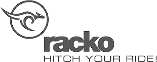 RACKO HITCH YOUR RIDE! logo