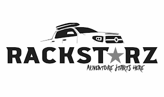 RACKSTARZ ADVENTURE STARTS HERE logo