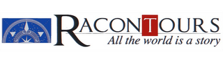 RACONTOURS ALL THE WORLD IS A STORY logo