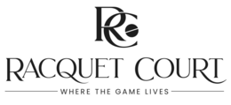 RACQUET COURT WHERE THE GAME LIVES logo