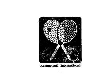 RACQUETBALL INTERNATIONAL logo
