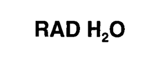 RAD H20 logo