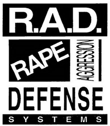 R.A.D. RAPE AGGRESSION DEFENSE SYSTEMS logo
