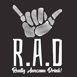 R.A.D REALLY AWESOME DRINK! logo