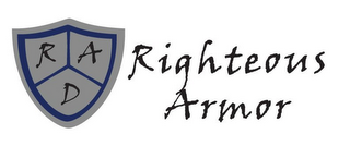 RAD RIGHTEOUS ARMOR logo