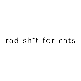 RAD SH*T FOR CATS logo