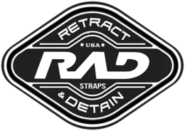 RAD STRAPS RETRACT & DETAIN USA logo