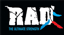 RAD THE ULTIMATE STRENGTH logo