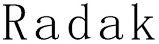 RADAK logo